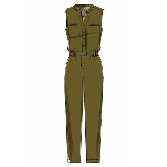 McCall&rsquo;s Women&rsquo;s Jumpsuit Sewing Pattern M7330 (XS-M) image number 6