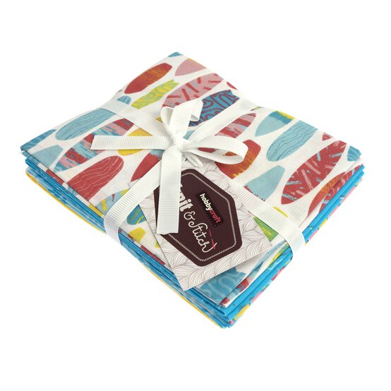 Retro Beach Cotton Fat Quarters 5 Pack image number 8