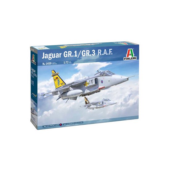 Italeri Jaguar GR.1 GR.3 RAF Model Kit 1:72 image number 1