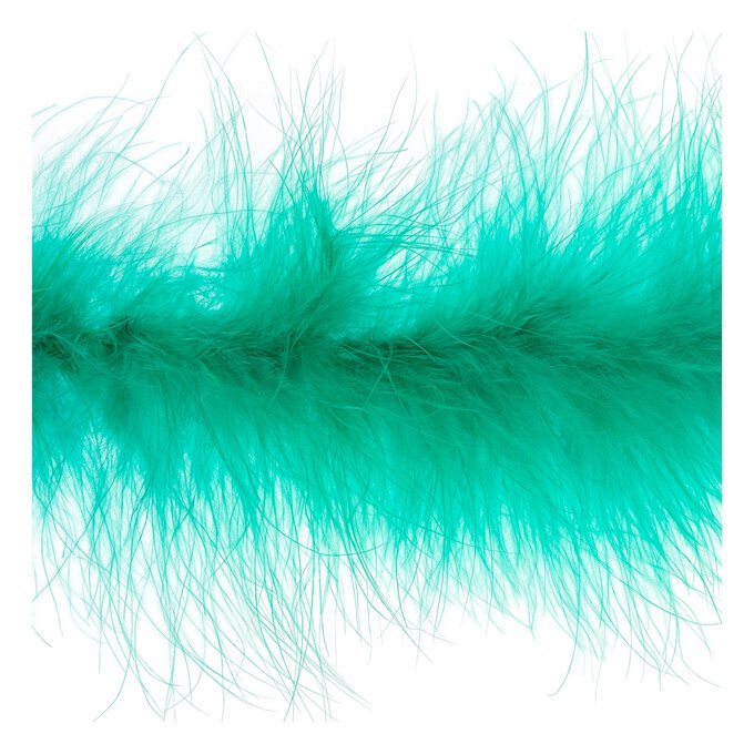Emerald Luxury Marabou Trim by the Metre Hobbycraft