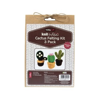 Cactus Felting Kit 3 Pack  image number 5