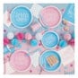 Small Blue Hearts Baby Shower Paper Plates 8 Pack image number 2
