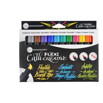 Manuscript Callicreative Flexi Markers 12 Pack