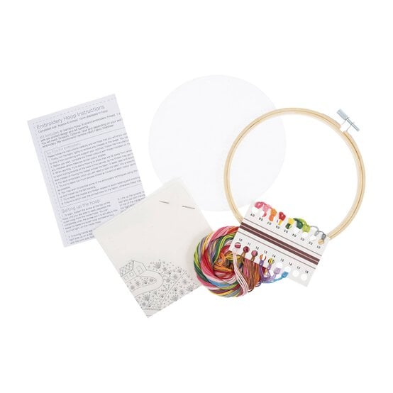 Trimits Floral Journey Embroidery Hoop Kit image number 3