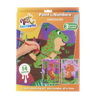 Dinosaurs 3-in-1 Paint by Numbers