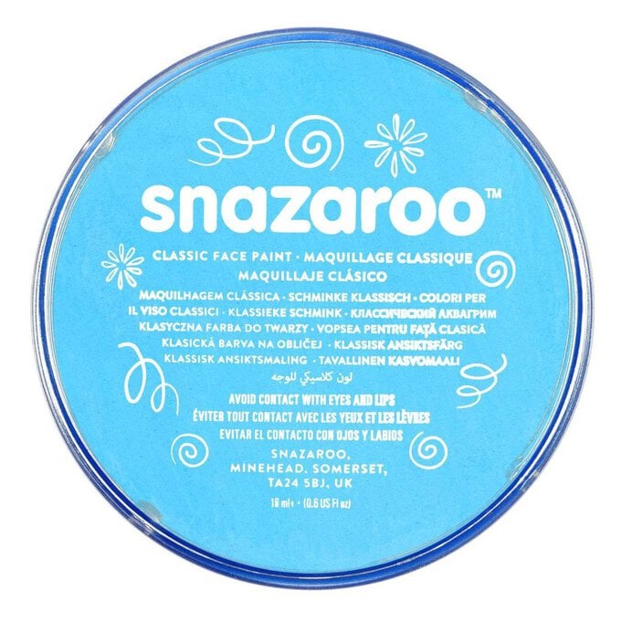 Snazaroo Turquoise Face Paint Compact 18ml image number 1