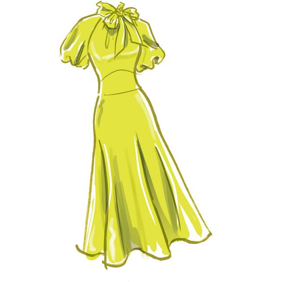 McCall’s Astor Dress Sewing Pattern M8141 (6-14) image number 4