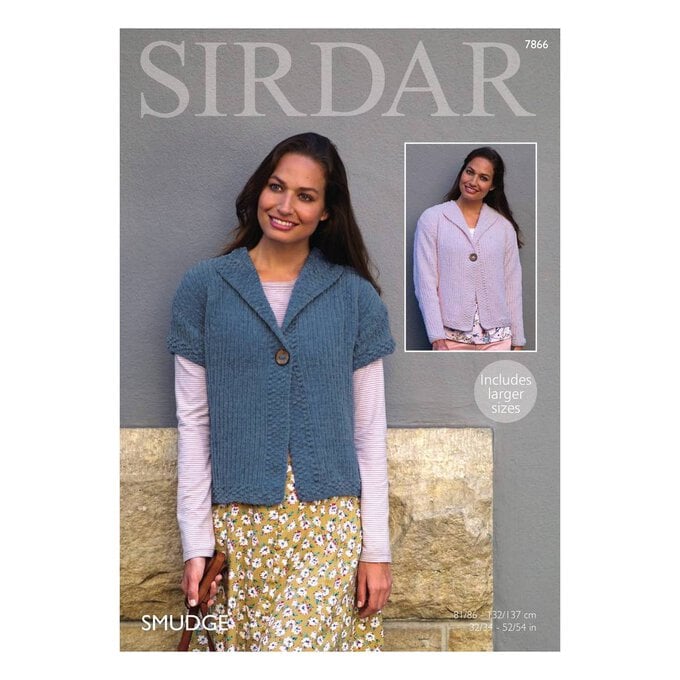 Sirdar Smudge Women's Jacket Digital Pattern 7866 image number 1