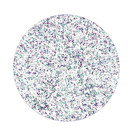 Mermaid Glitter Round Acrylic Cake Board 10 Inches image number 1