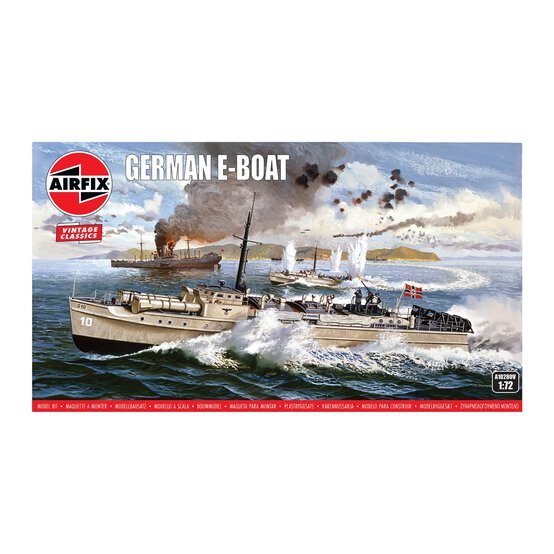 Airfix German E-Boat Model Kit 1:72 image number 1