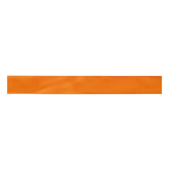 Trimits Russet Orange Double-Faced Satin Ribbon by the Metre 3mm image number 2