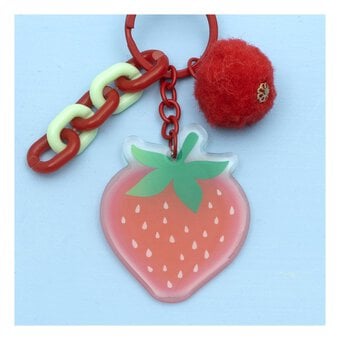 Strawberry Keyring