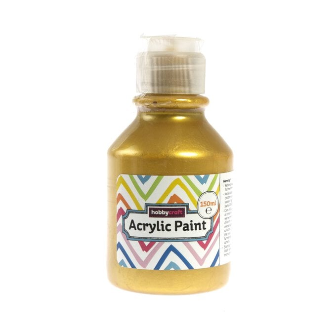 Kids’ Gold Acrylic Paint 150ml image number 1