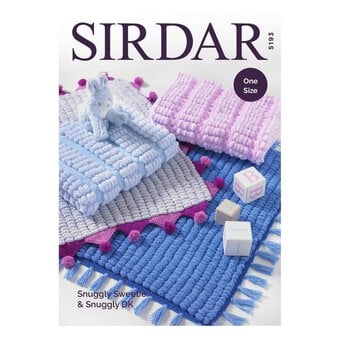 Sirdar Snuggly Sweetie Blankets Pattern 5193