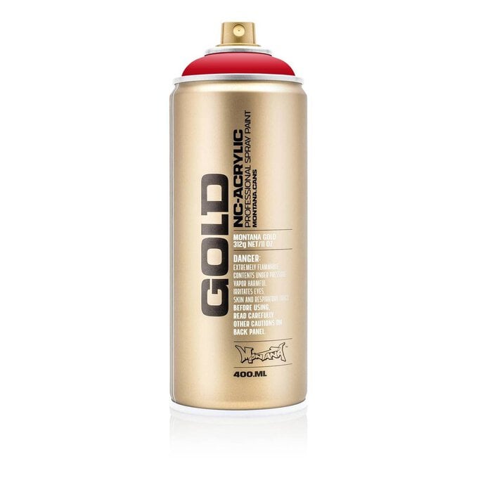 Montana Gold Shock Red Spray Can 400ml image number 1