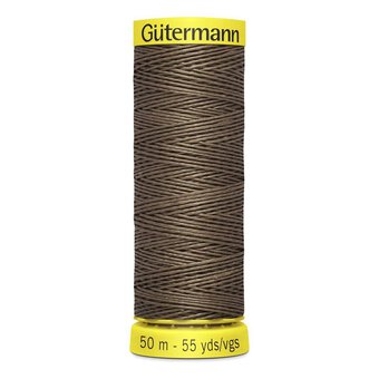 Gutermann Brown Linen Thread 50m (4010)