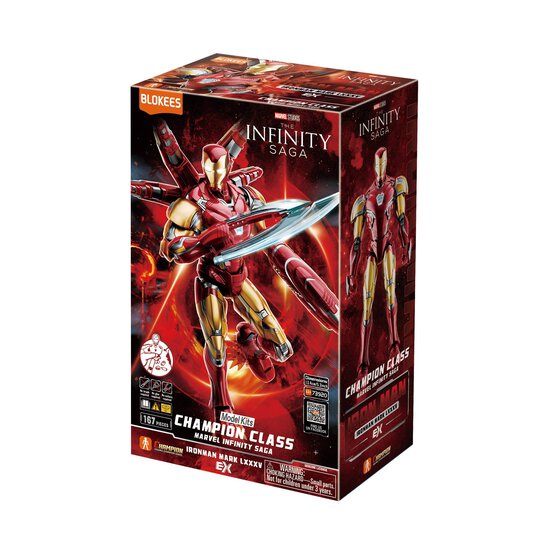 Blokees Marvel Champion Class Iron Man Mark LXXXV Model Kit image number 1