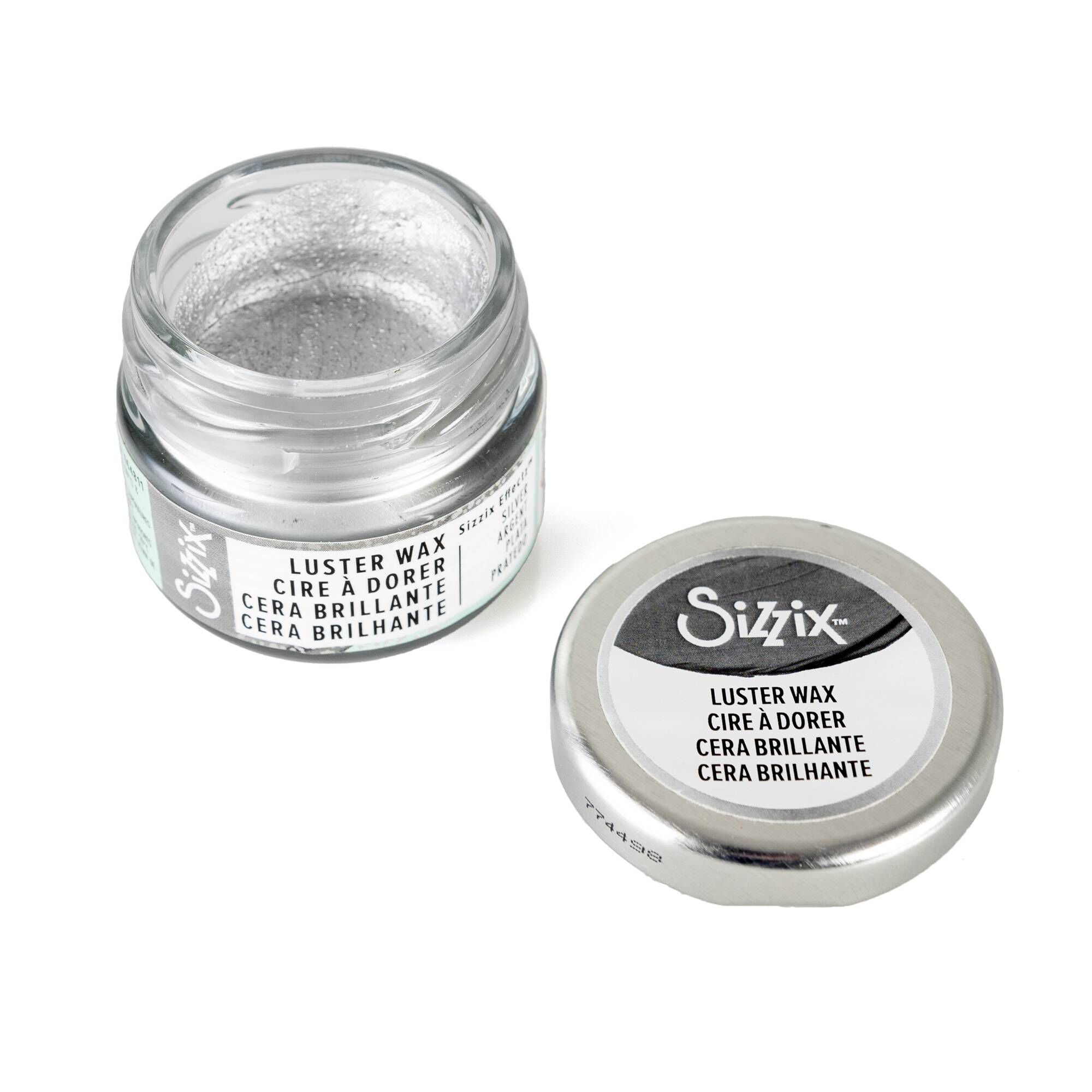 Sizzix Effectz Silver Luster Wax 20ml Hobbycraft