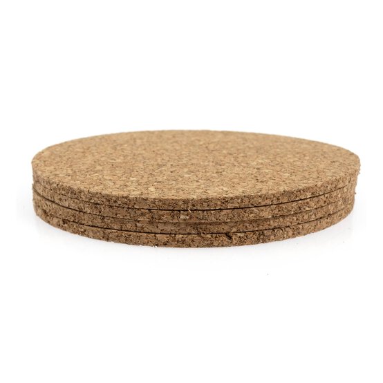 Round Cork Coasters 4 Pack image number 4