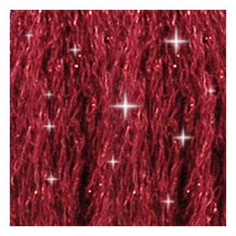 DMC Dark Red Mouline Etoile Cotton Thread 8m (C814)