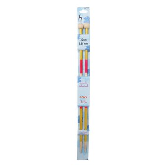 Pony Flair Knitting Needles 30cm 5.5mm image number 2