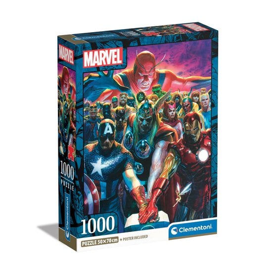Clementoni Marvel Avengers Jigsaw Puzzle 1000 Pieces image number 1