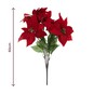 Red Poinsettia Pick 50cm image number 3