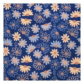 Women’s Institute Abstract Daisy Cotton Fabric by the Metre image number 2