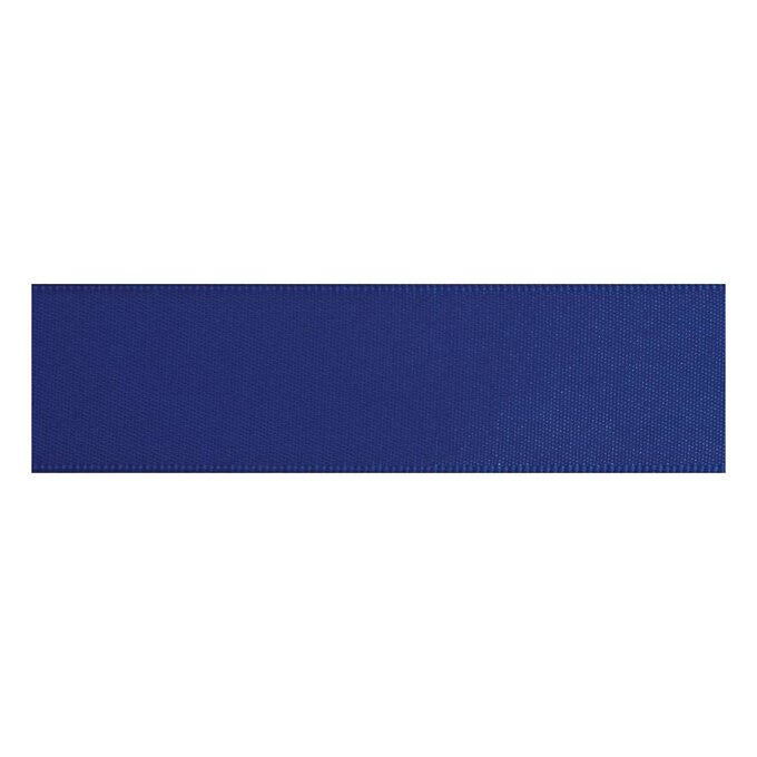 Royal Blue Double-Faced Satin Ribbon 12mm x 5m image number 1