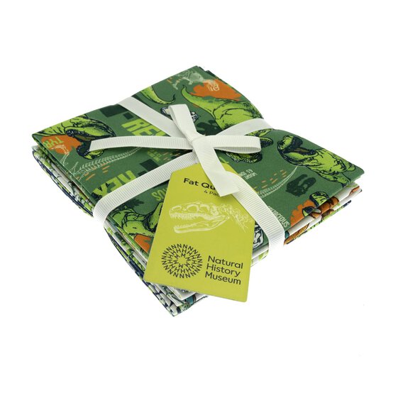 Natural History Museum Dinosaur Fat Quarters 4 Pack image number 7