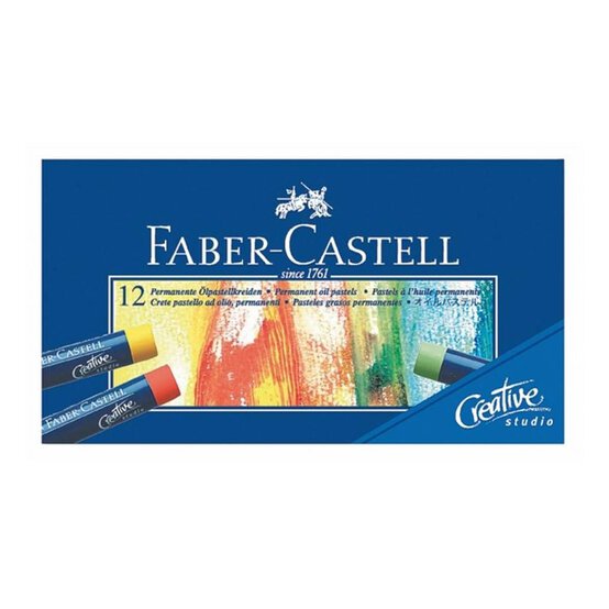 Faber Castell Creative Studio Oil Pastel 12 Pack image number 1