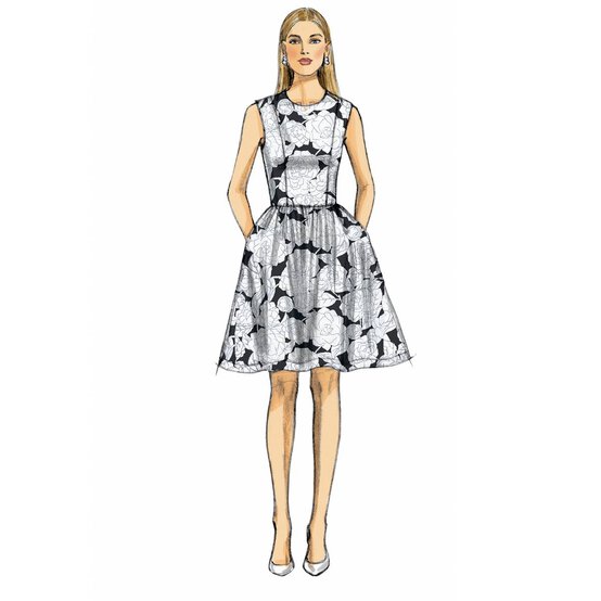 Vogue Dress and Jumpsuit Sewing Pattern V9075 (14-22) image number 3