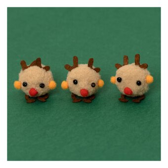 Reindeer Embellishments 3 Pack 