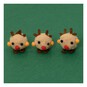 Reindeer Embellishments 3 Pack  image number 1