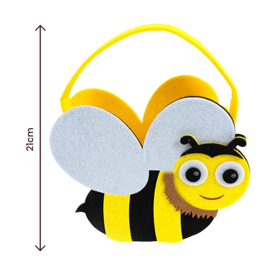 Bee Felt Bucket  image number 4
