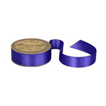 Purple Double-Faced Satin Ribbon 18mm x 5m