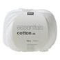 Rico White Essentials Cotton DK Yarn 50 g image number 1