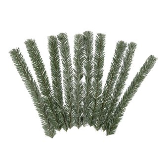 Frosted Flock Branches 10 Pack