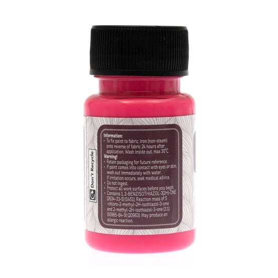Magenta Midnight Shine UV Blacklight Paint 50ml image number 3