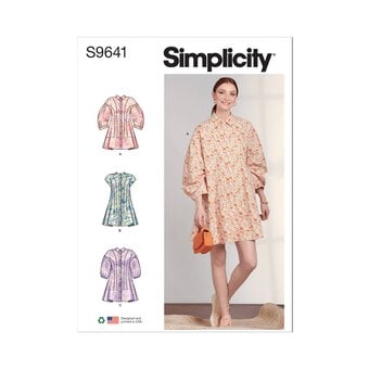 Simplicity Button Down Dresses Sewing Pattern S9641 (4-12)