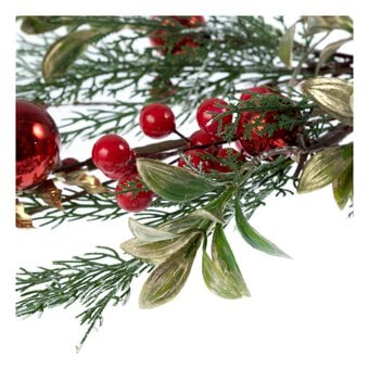 Berry and Bauble Fern Stem 75cm image number 3
