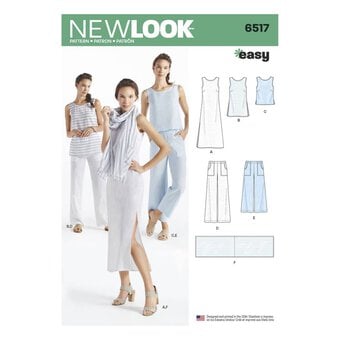 New Look Women's Separates Sewing Pattern 6517