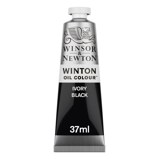 Winsor And Newton Winton Oil Colour 37ml Ivory Black image number 1