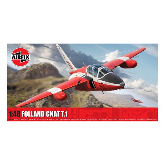 Airfix Folland Gnat T.1 Model Kit 1:48 image number 1