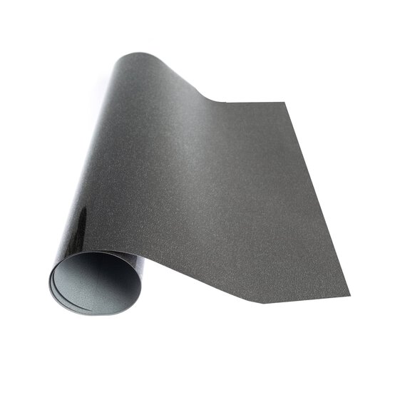 Reflective Black to Gold Glitter Iron-On Vinyl 12 x 24 Inches image number 2