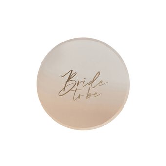 Pink Bride to Be Plates 8 Pack
