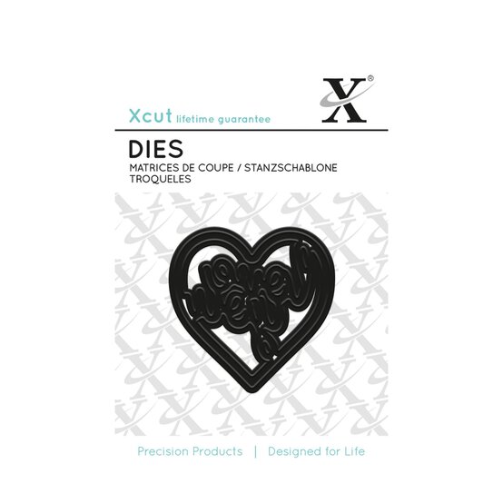 Xcut Love You Heart Mini Die 4.7cm x 4.7cm image number 1