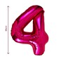 Extra Large Pink Foil Number 4 Balloon image number 2