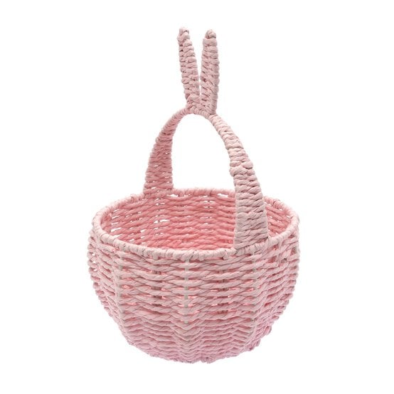 Pink Rope Easter Basket 28cm  image number 3