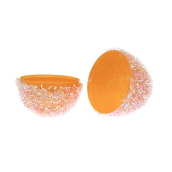 Tinsel Fillable Eggs 6 Pack 